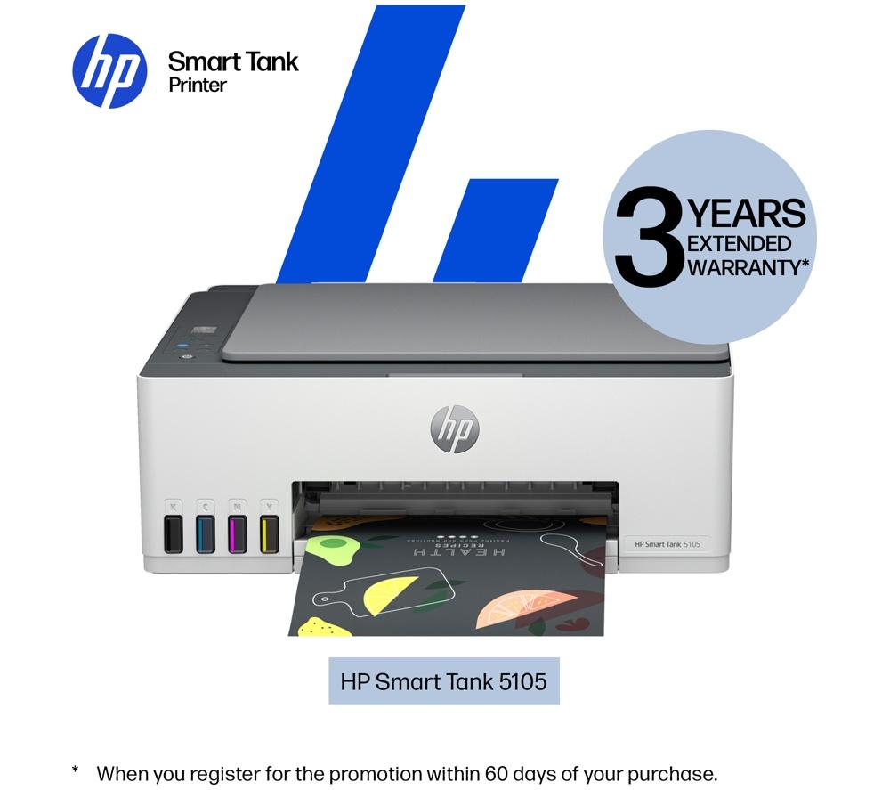 HP Smart Tank 5105 All-in-One Wireless Tank Printer | Home or Office | Up to 3 years of Ink included