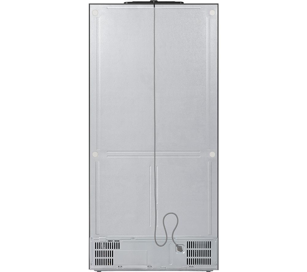 HISENSE KitchenFit RQ768N4GBE Fridge Freezer - Black Glass