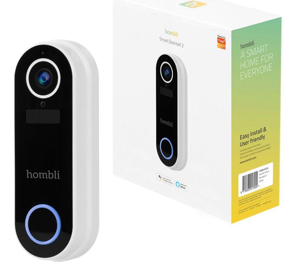 HOMBLI HBDB-0209 Smart Video Doorbell 2 - White