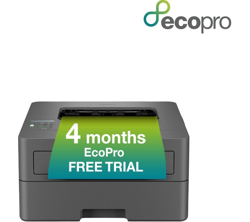 BROTHER EcoPro HLL2400DWE Monochrome Wireless Laser Printer - Black