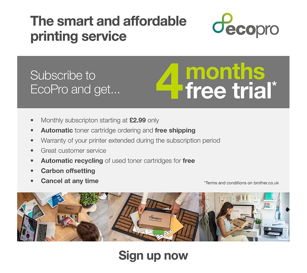 BROTHER EcoPro MFCL3740CDWE All-in-One Laser Printer with Fax