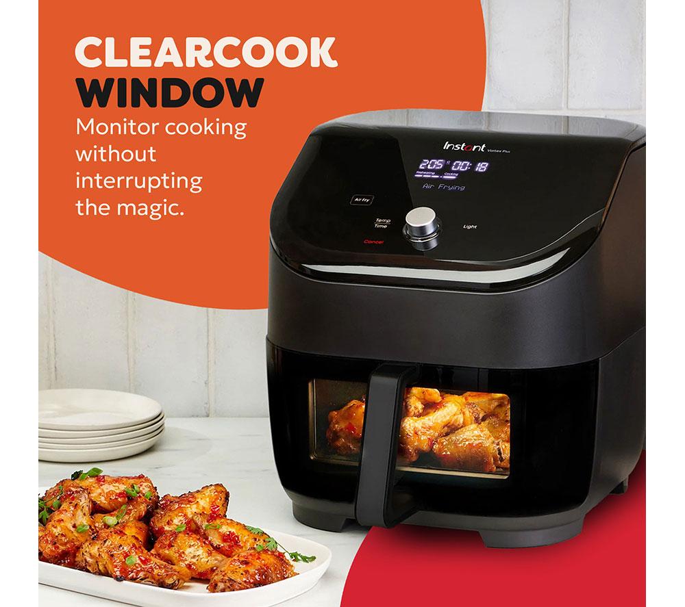 INSTANT POT Vortex Plus ClearCook Air Fryer - Black