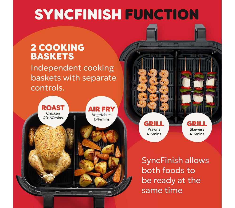 INSTANT POT Vortex Plus Versazone Air Fryer - Black