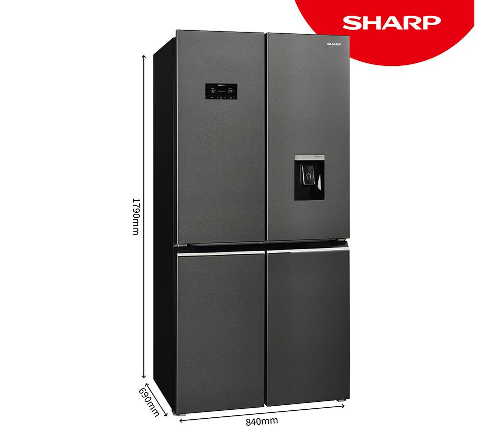 Frigorífico-congelador SHARP SJ-FA25IHDAD-EN - Acero inoxidable oscuro