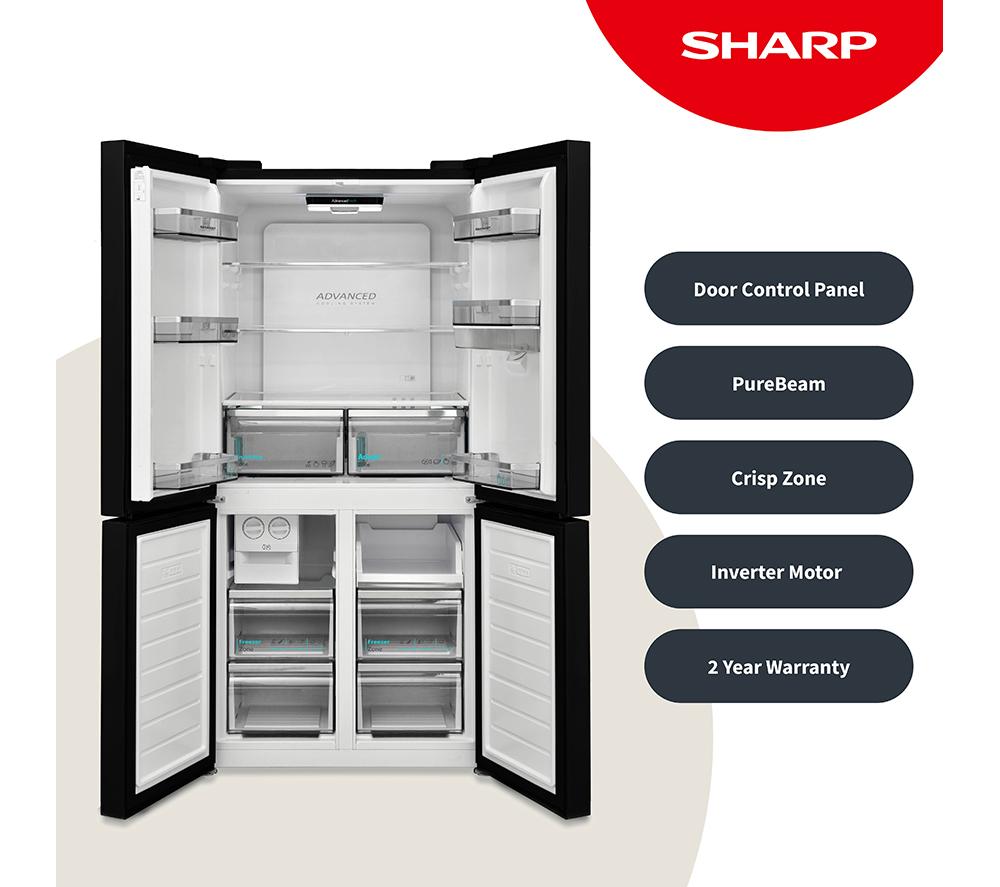 Frigorífico-congelador SHARP SJ-FA25IHDAD-EN - Acero inoxidable oscuro