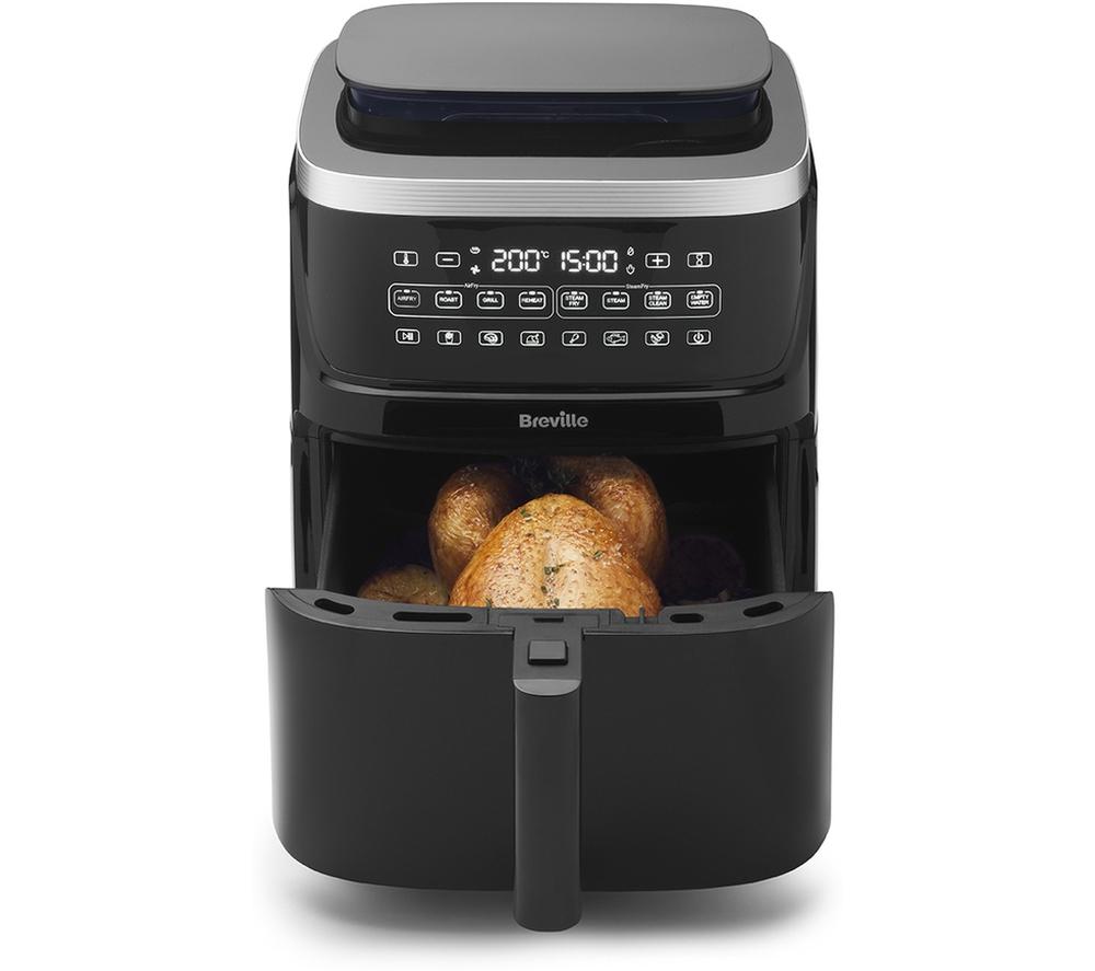 BREVILLE Halo Steam VDF133 Air Fryer - Black