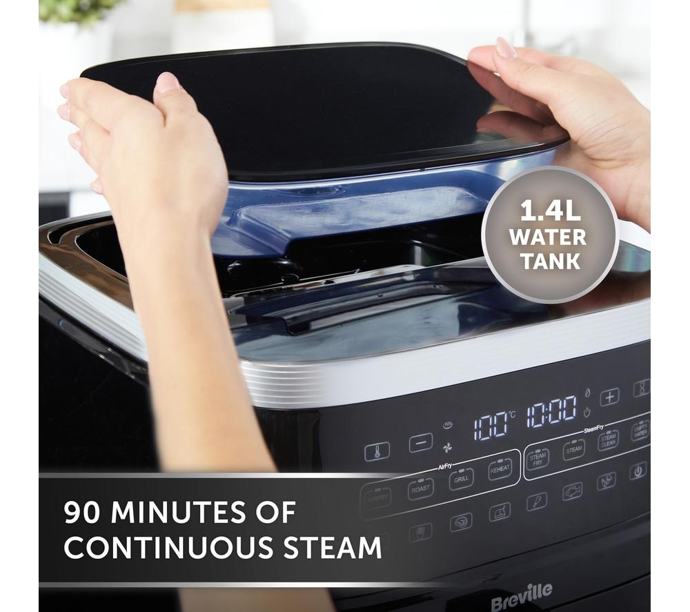 BREVILLE Halo Steam VDF133 Freidora de aire - Negro