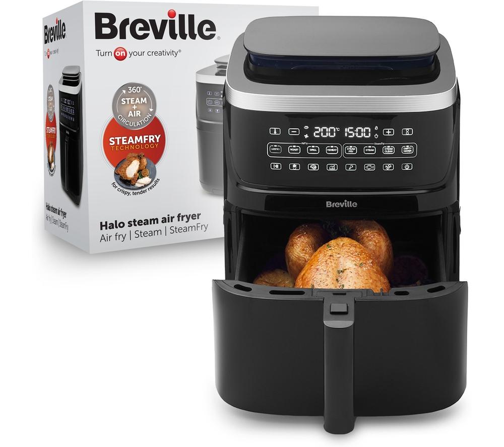 BREVILLE Halo Steam VDF133 Freidora de aire - Negro