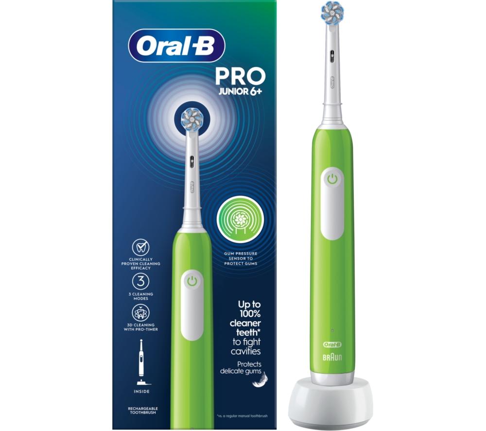 ORAL-B Pro Junior Electric Toothbrush - Green