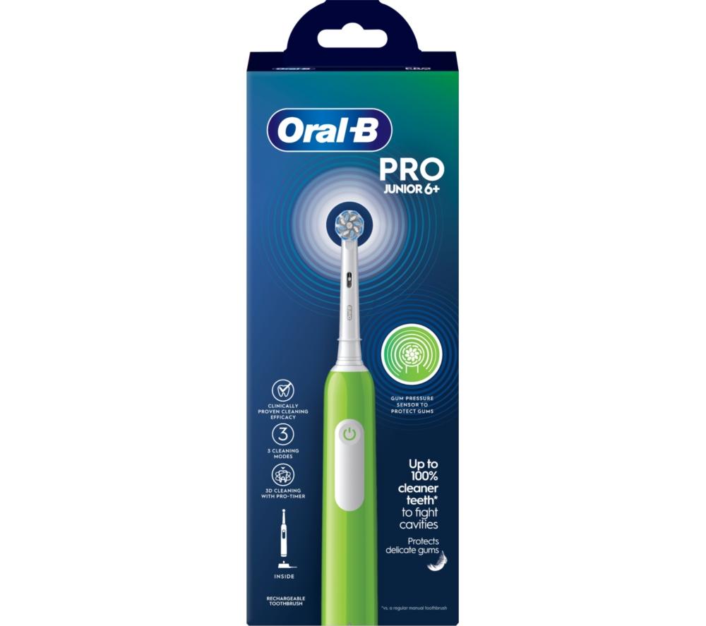 ORAL-B Pro Junior Electric Toothbrush - Green