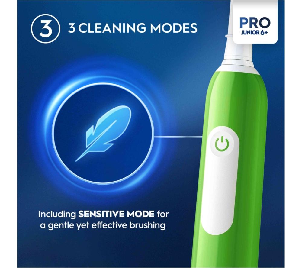 ORAL-B Pro Junior Electric Toothbrush - Green