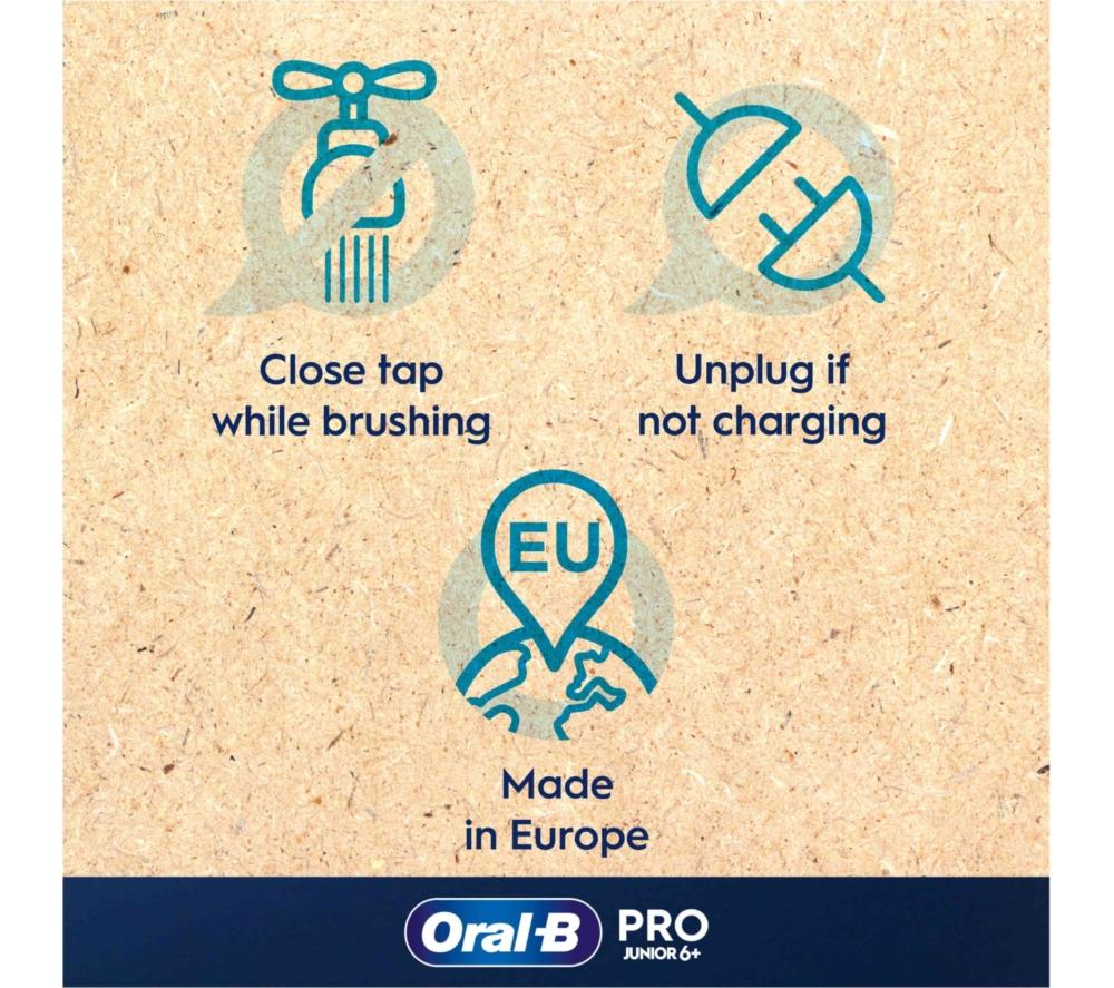 ORAL-B Pro Junior Electric Toothbrush - Green