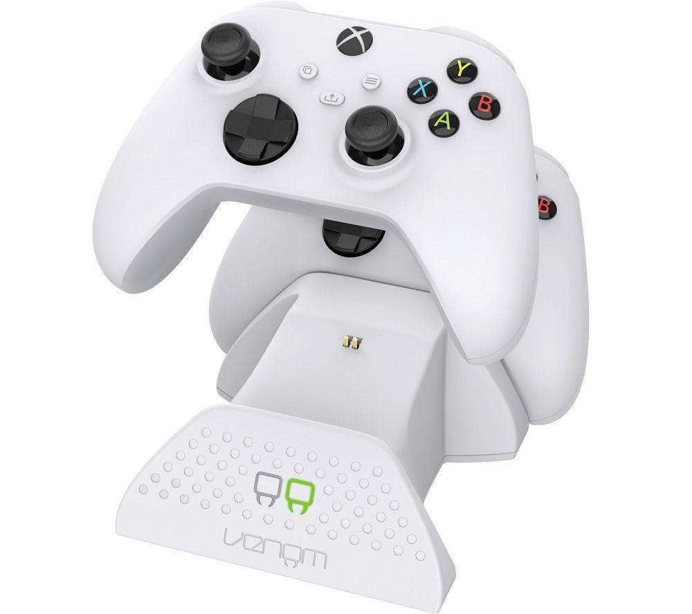 XBOX Wireless Controller (White) & VS2871 XBOX Series X/S & XBOX One Twin Docking Station (White) BundleNN