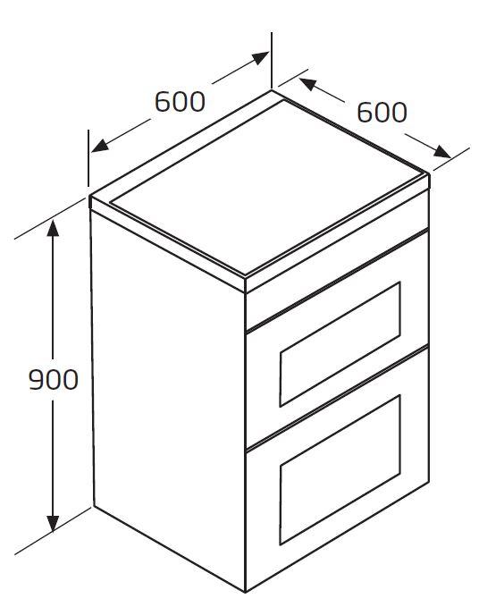 AMICA AFC6550WH 60 cm Elektro-Keramikherd - Weiß