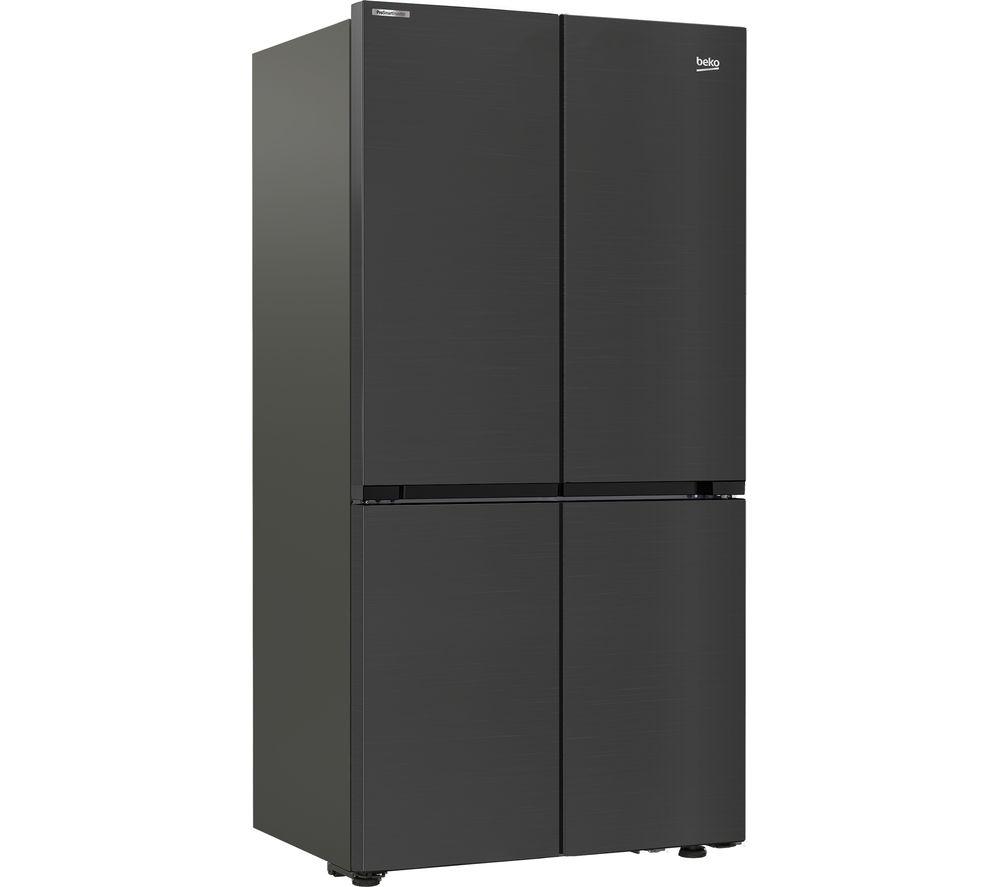 BEKO Pro HarvestFresh GN446224VPZ Fridge Freezer - Black Steel