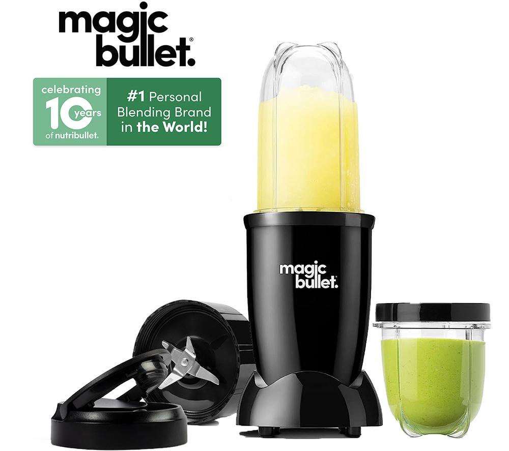 NUTRIBULLET Magic Bullet Deluxe Juego de licuadora de 6 piezas - Negro