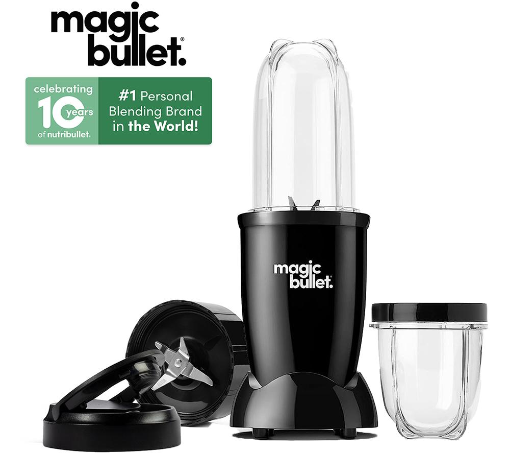 NUTRIBULLET Magic Bullet Deluxe Juego de licuadora de 6 piezas - Negro
