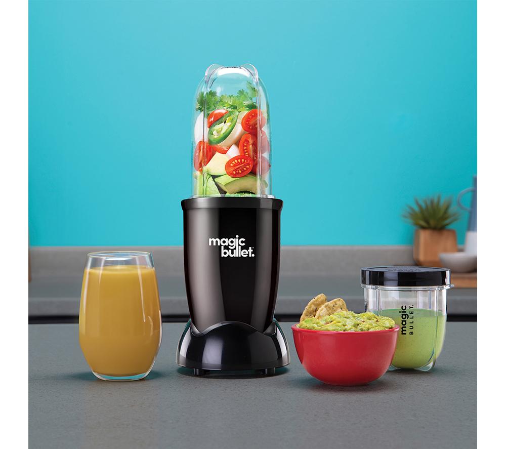 NUTRIBULLET Magic Bullet Deluxe Juego de licuadora de 6 piezas - Negro