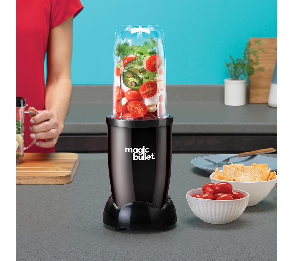 NUTRIBULLET Magic Bullet Deluxe Juego de licuadora de 6 piezas - Negro