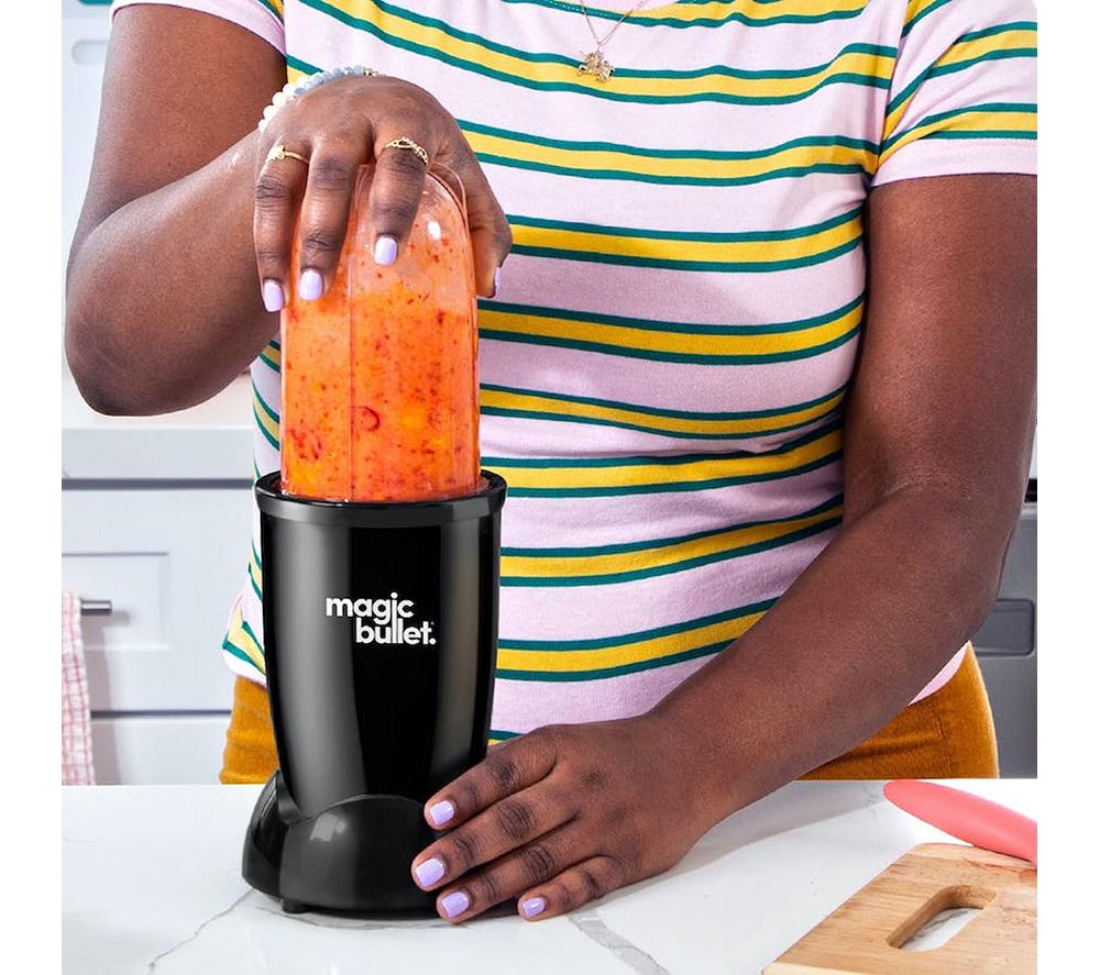 NUTRIBULLET Magic Bullet Deluxe Juego de licuadora de 6 piezas - Negro
