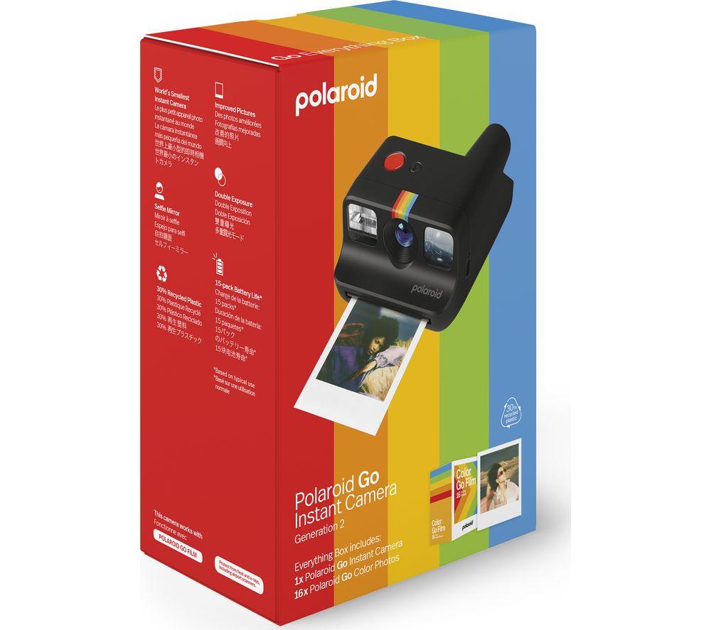 Set de cámara instantánea POLAROID Go Gen 2 - Negro