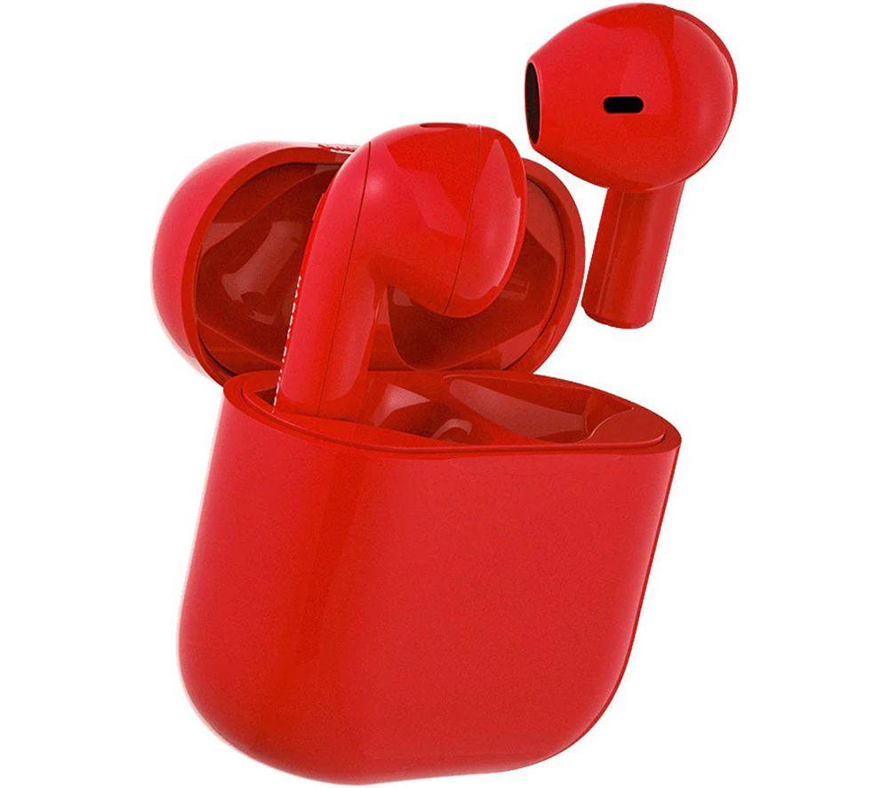 HAPPY PLUGS Joy Wireless Bluetooth Earbuds - Red
