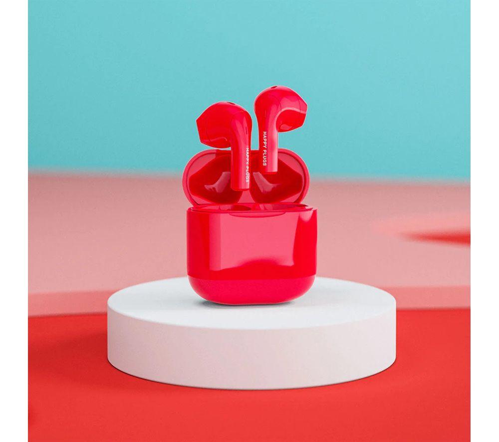 HAPPY PLUGS Auriculares Inalámbricos Bluetooth Joy - Rojos