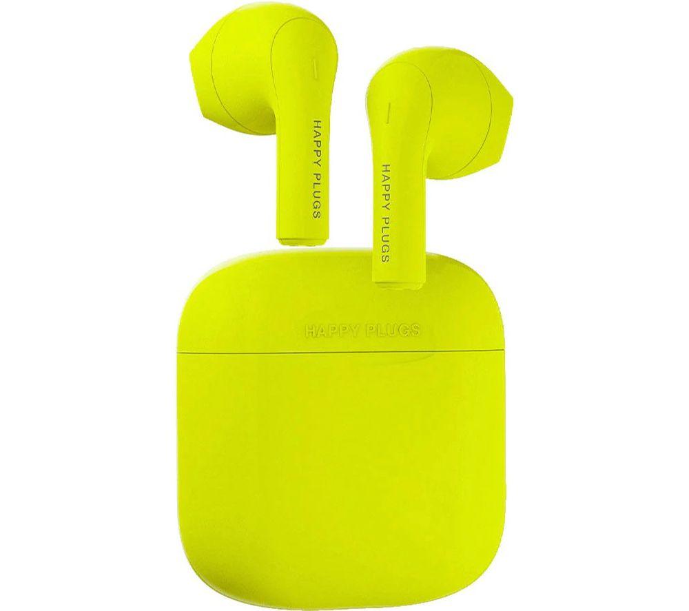 Audífonos Inalámbricos Bluetooth HAPPY PLUGS Joy - Amarillo Neón