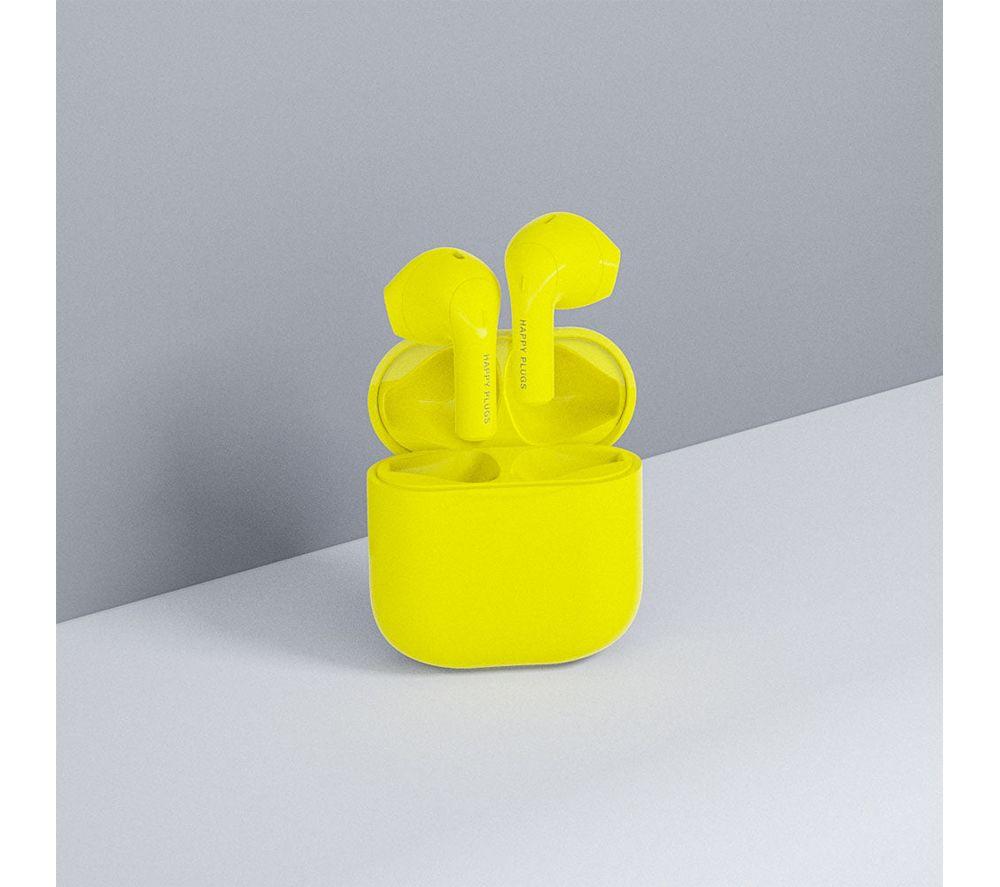 HAPPY PLUGS Joy Wireless Bluetooth Earbuds - Neon Yellow