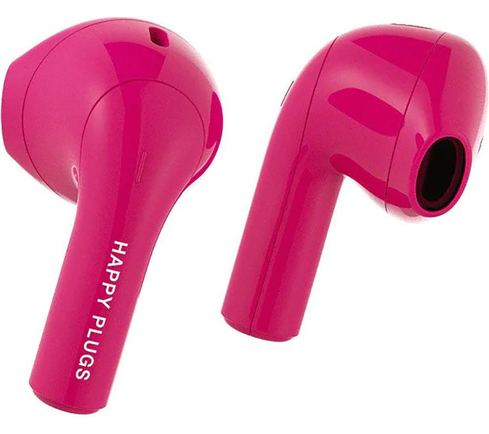 HAPPY PLUGS Joy Wireless Bluetooth Earbuds - Cerise