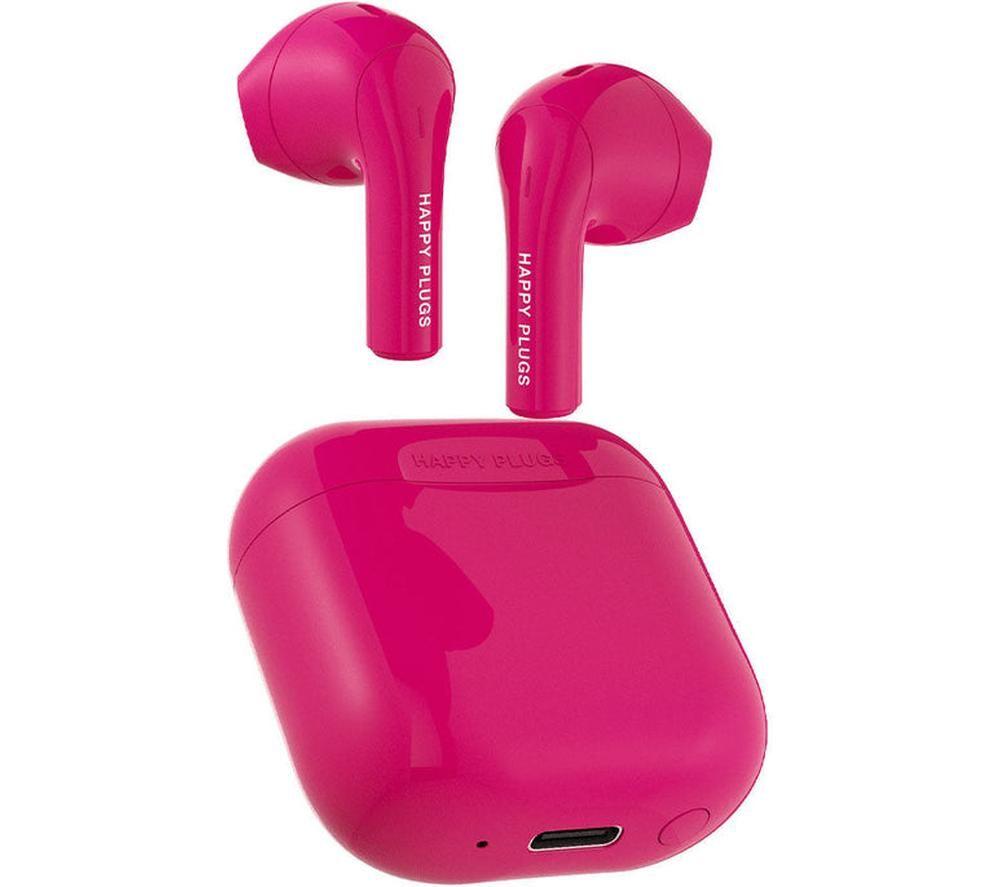 HAPPY PLUGS Joy Wireless Bluetooth Earbuds - Cerise