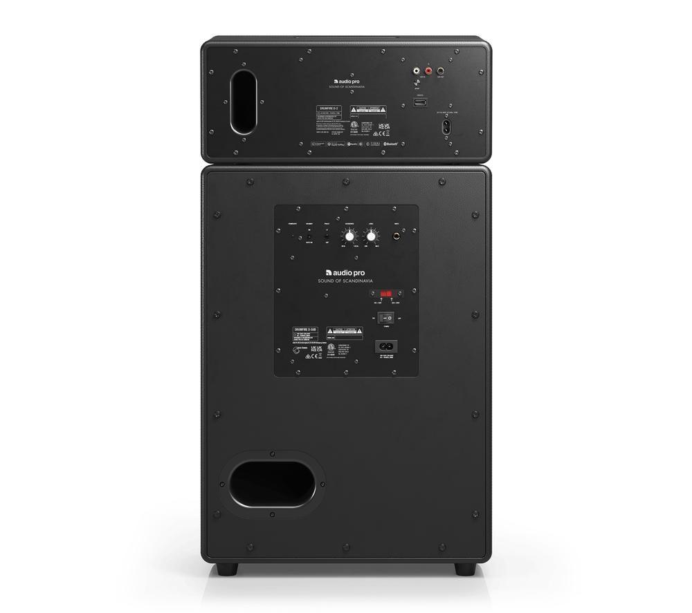 Altavoz inalámbrico multisala AUDIO PRO Drumfire II - Negro