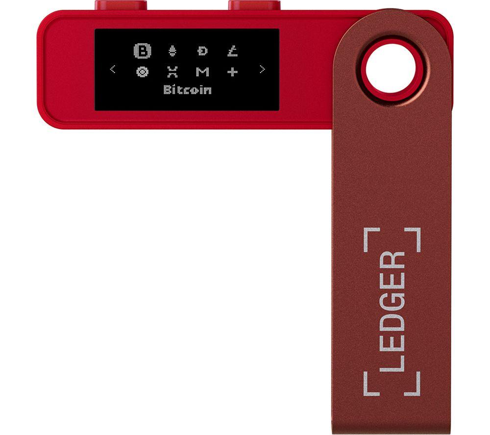 LEDGER Nano S Plus Hardware Wallet - Ruby Red