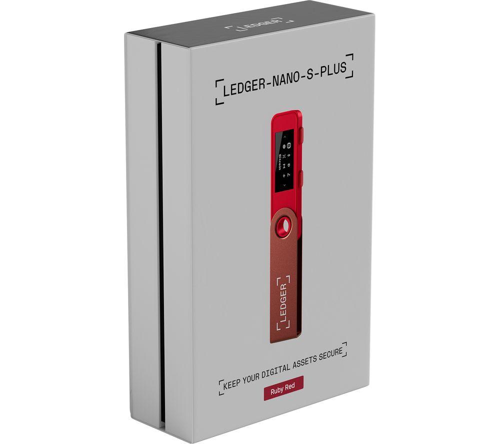 LEDGER Nano S Plus Hardware Wallet - Ruby Red