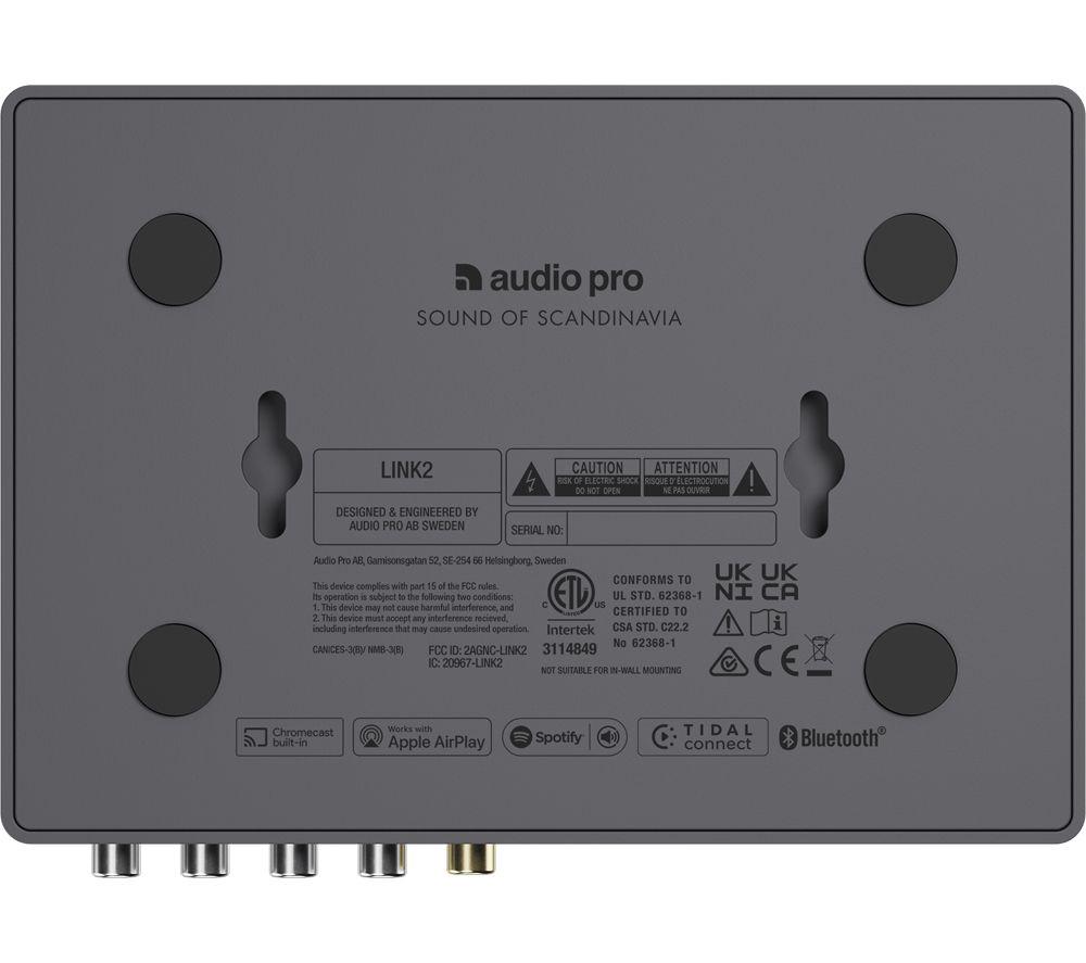AUDIO PRO Link 2 Network Audio Player - Dark Grey