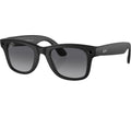 RAY-BAN META Wayfarer Glasses - Matte Black, Polarized Gradient Graphite