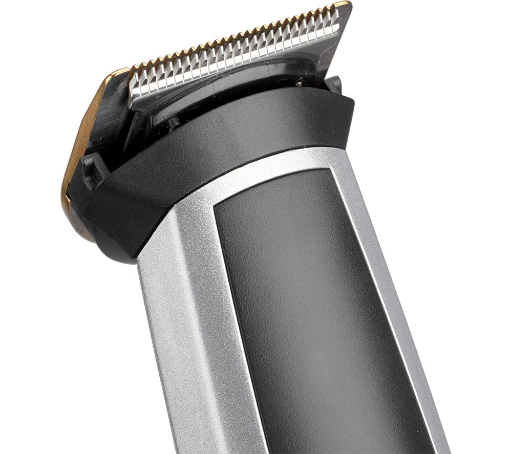 BABYLISS Men 7255U 10-in-1 Titanium Multi-Trimmer - Silver & Black