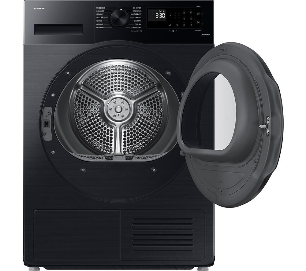 Secadora de bomba de calor SAMSUNG Serie 5 AI Energy DV90CGC0A0ABEU de 9 kg - Negro