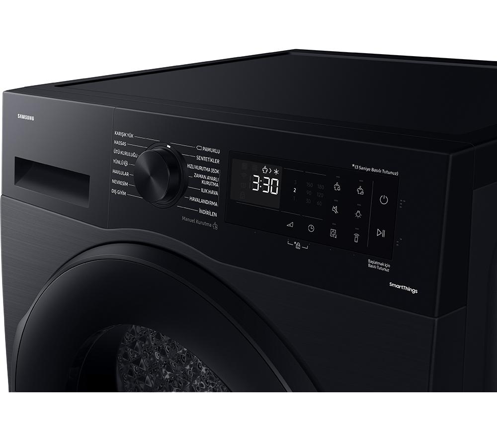 Secadora de bomba de calor SAMSUNG Serie 5 AI Energy DV90CGC0A0ABEU de 9 kg - Negro