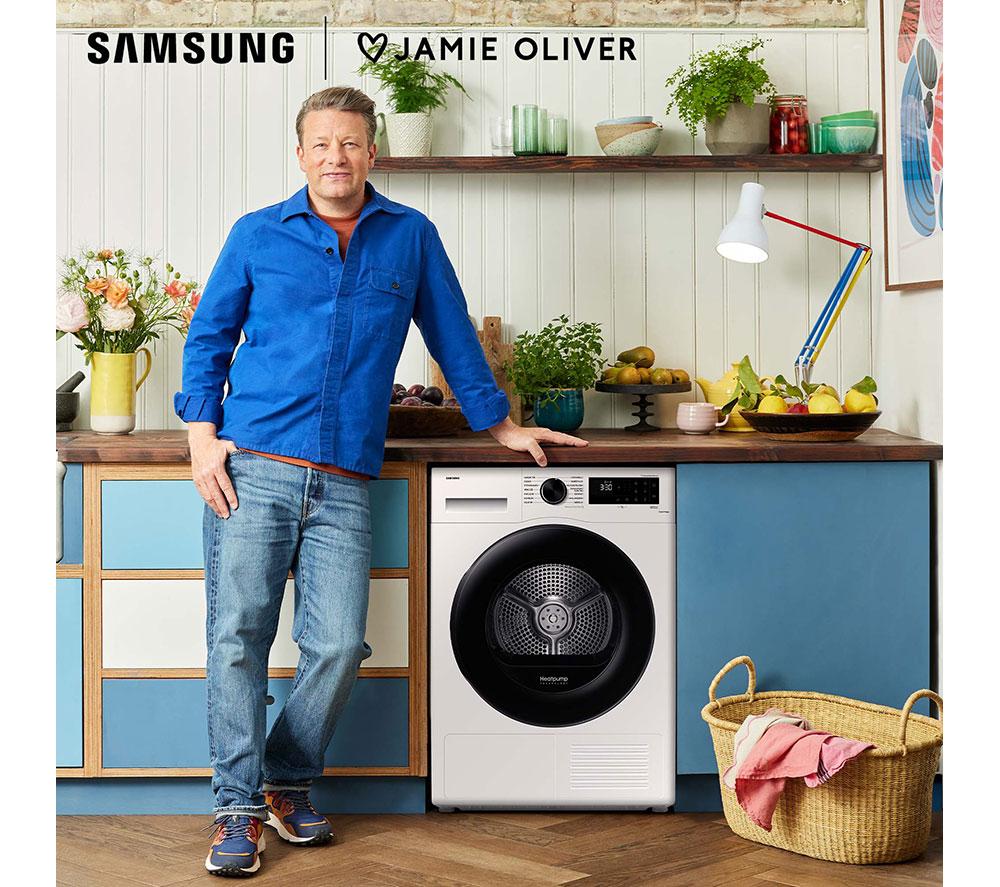 SAMSUNG Serie 5 AI Energy DV90CGC0A0AEEU Secadora de bomba de calor de 9 kg - Blanco