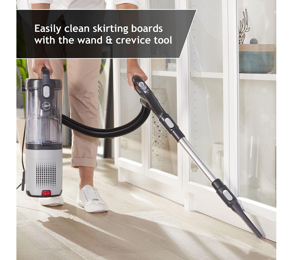 Aspiradora escoba sin bolsa HOOVER HL4 Push&Lift HL410HM - Gris, rojo y titanio