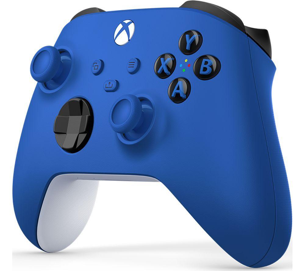 XBOX Wireless Controller (Blue) & VS2881 XBOX Series X/S & XBOX One Twin Docking Station (Black) Bundle