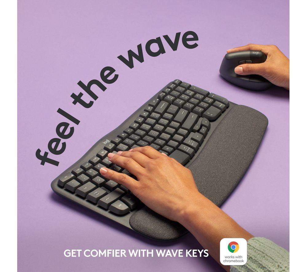 Teclado inalámbrico Logitech Wave Keys – Grafito