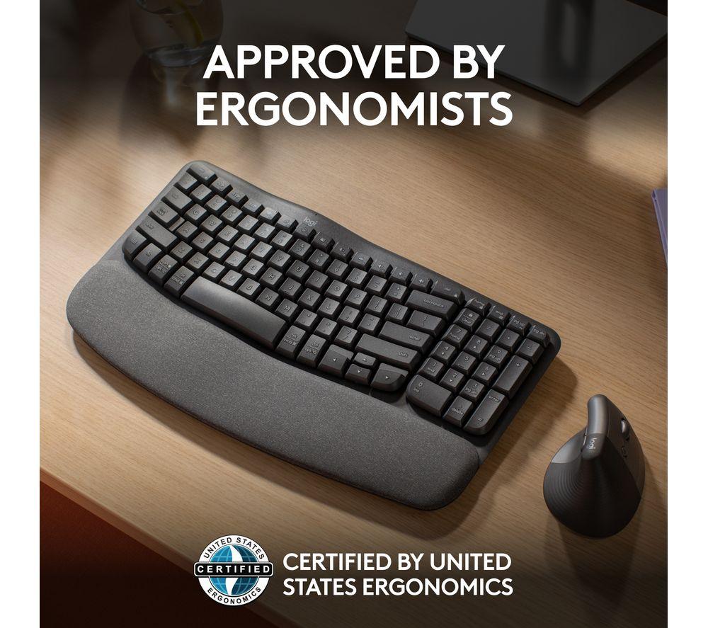 Teclado inalámbrico Logitech Wave Keys – Grafito