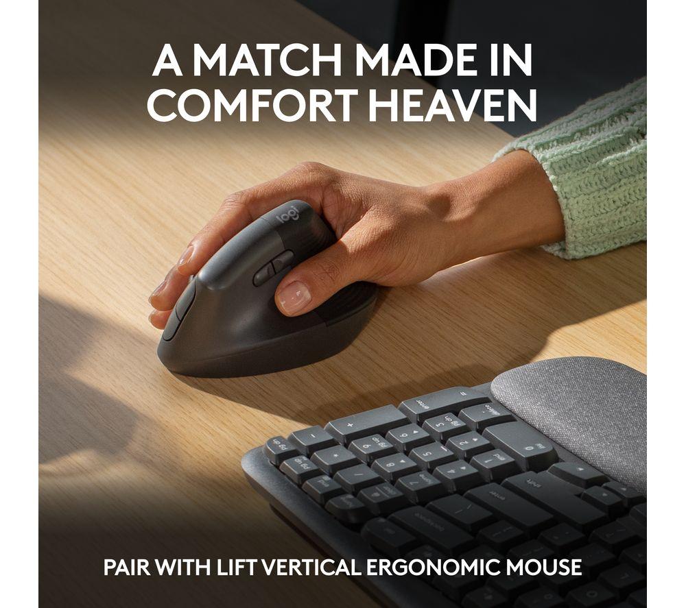 Teclado inalámbrico Logitech Wave Keys – Grafito