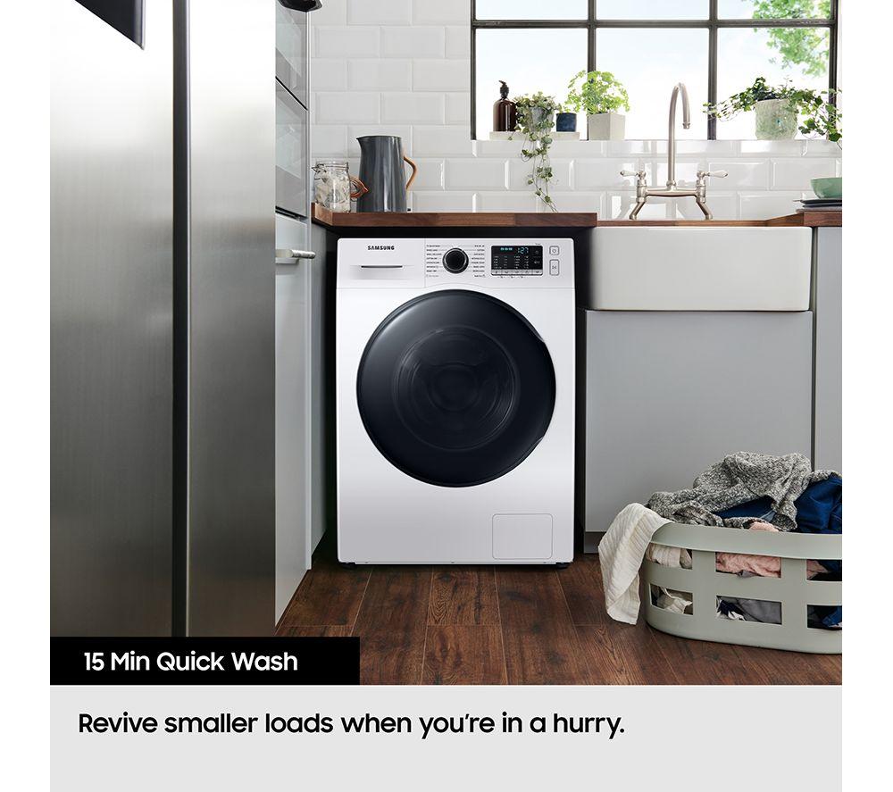 Lavadora SAMSUNG Serie 5 AI Energy WW90CGC04DAEEU con WiFi, 9 kg y 1400 rpm - Blanco
