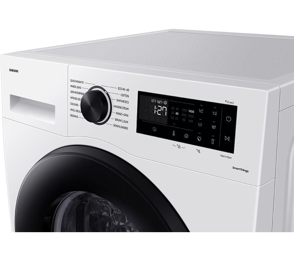 Lavadora SAMSUNG Serie 5 AI Energy WW90CGC04DAEEU con WiFi, 9 kg y 1400 rpm - Blanco