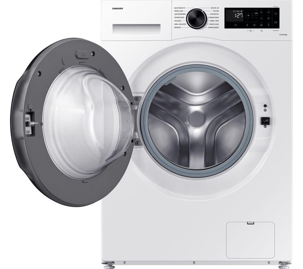 Lavadora Samsung Serie 5 AI Energy WW80CGC04DAEEU de 8 kg y 1400 rpm con WiFi - Blanca
