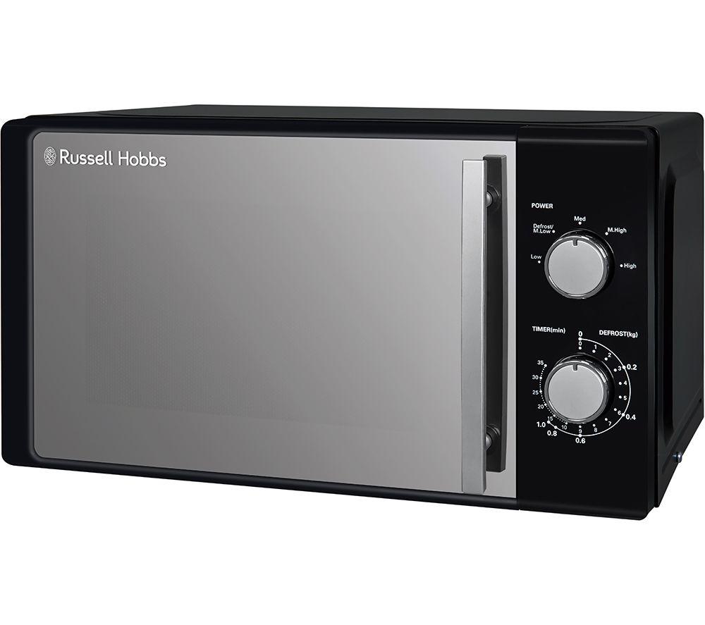 RUSSELL HOBBS RHM2060B Horno microondas compacto solo - Negro y plata