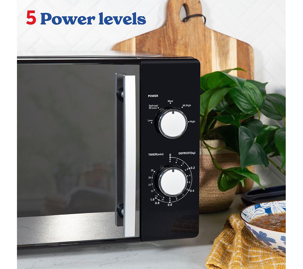RUSSELL HOBBS RHM2060B Horno microondas compacto solo - Negro y plata